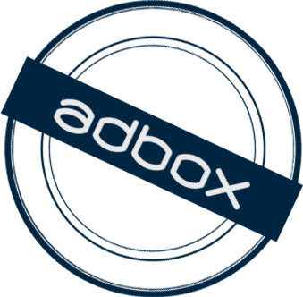 AdBox grafisks zīmogs